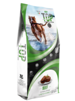 TOP BEEF VITA MIEL OREZ 24/14 (20kg) – Hrană uscată premium, gătită artizanal în Italia, pentru câini adulți de talie medie/mare, crocheta de 14-16 mm